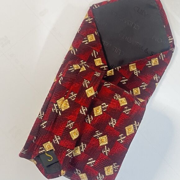 Vintage Robert Talbott Culwell & Son Hand Sewn Silk Tie Made in USA - Picture 8 of 10